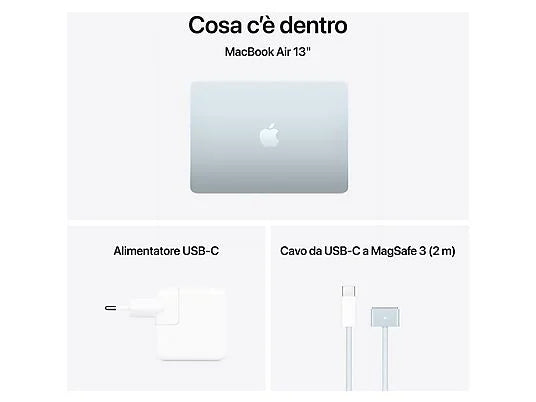 MacBook Air 13 Chip M4 13.6'', Ram 16 GB, Memoria 500 GB