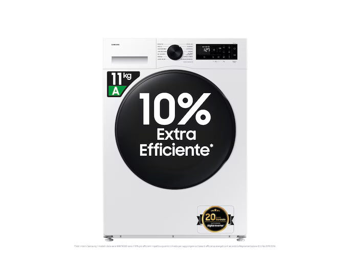 Lavasciuga Samsung Crystal Clean 11-6Kg Bianco
