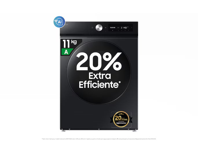 Lavatrice Samsung Bespoke AI 11Kg Nero