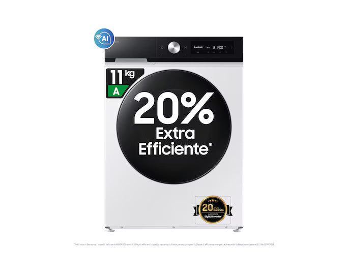 Lavatrice Samsung Bespoke AI 11Kg Bianco