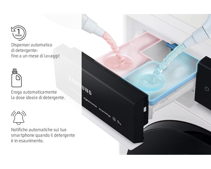 Lavatrice Samsung Bespoke AI 11Kg Bianco
