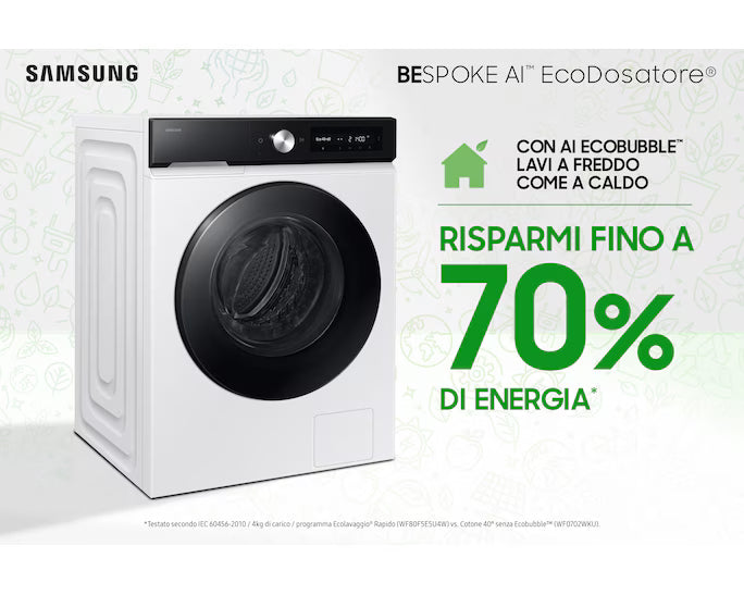 Lavatrice Samsung Bespoke AI 11Kg Bianco